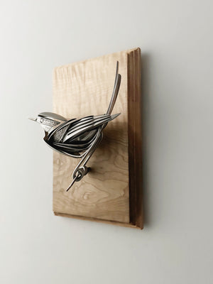 "Blake" - Metal Bird Sculpture
