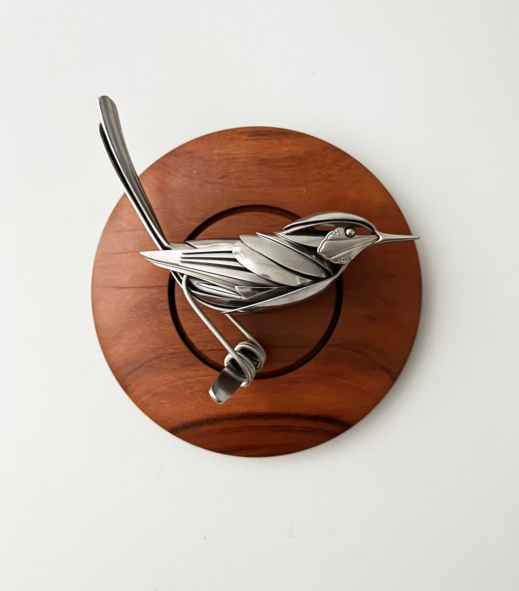 "Ani" - Metal Bird Sculpture