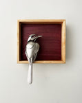 "Rumi" - Metal Bird Sculpture