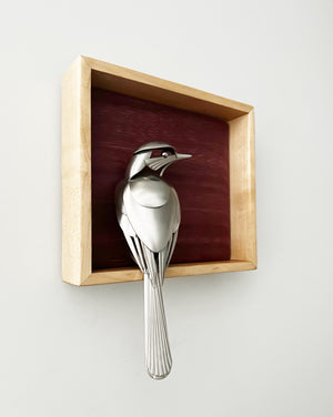 "Rumi" - Metal Bird Sculpture
