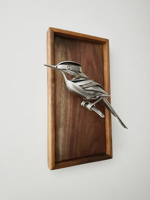 "Claudia" - Metal Bird Sculpture