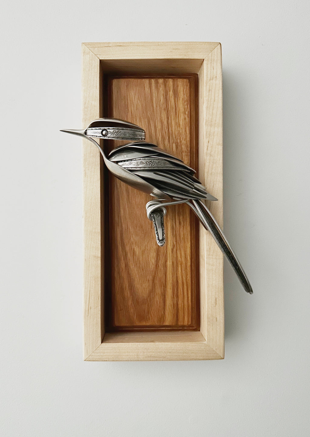 "Birdie" - Metal Bird Sculpture