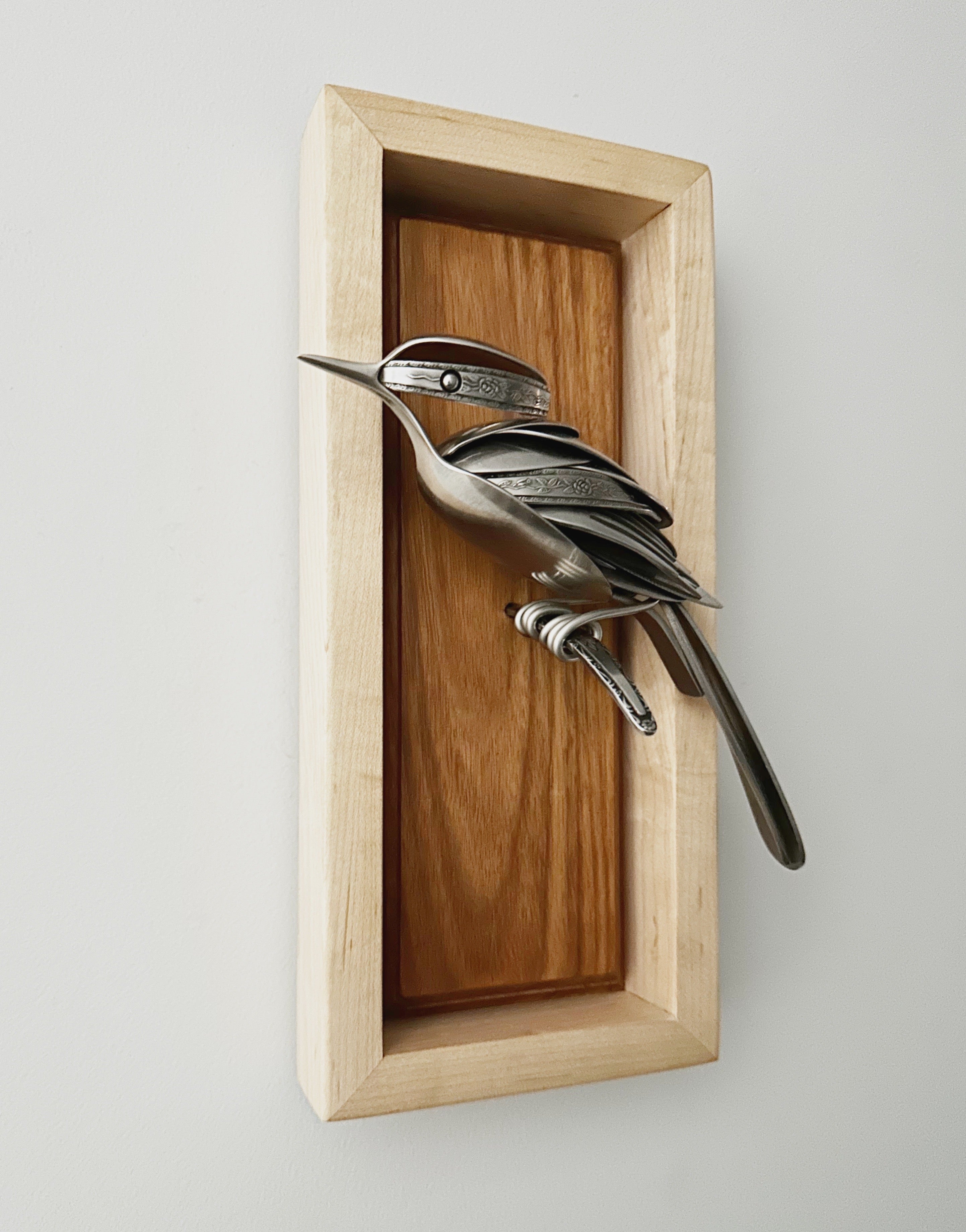 "Birdie" - Metal Bird Sculpture