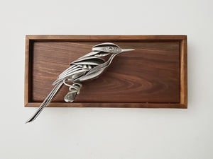 "Persephone" - Metal Bird Sculpture