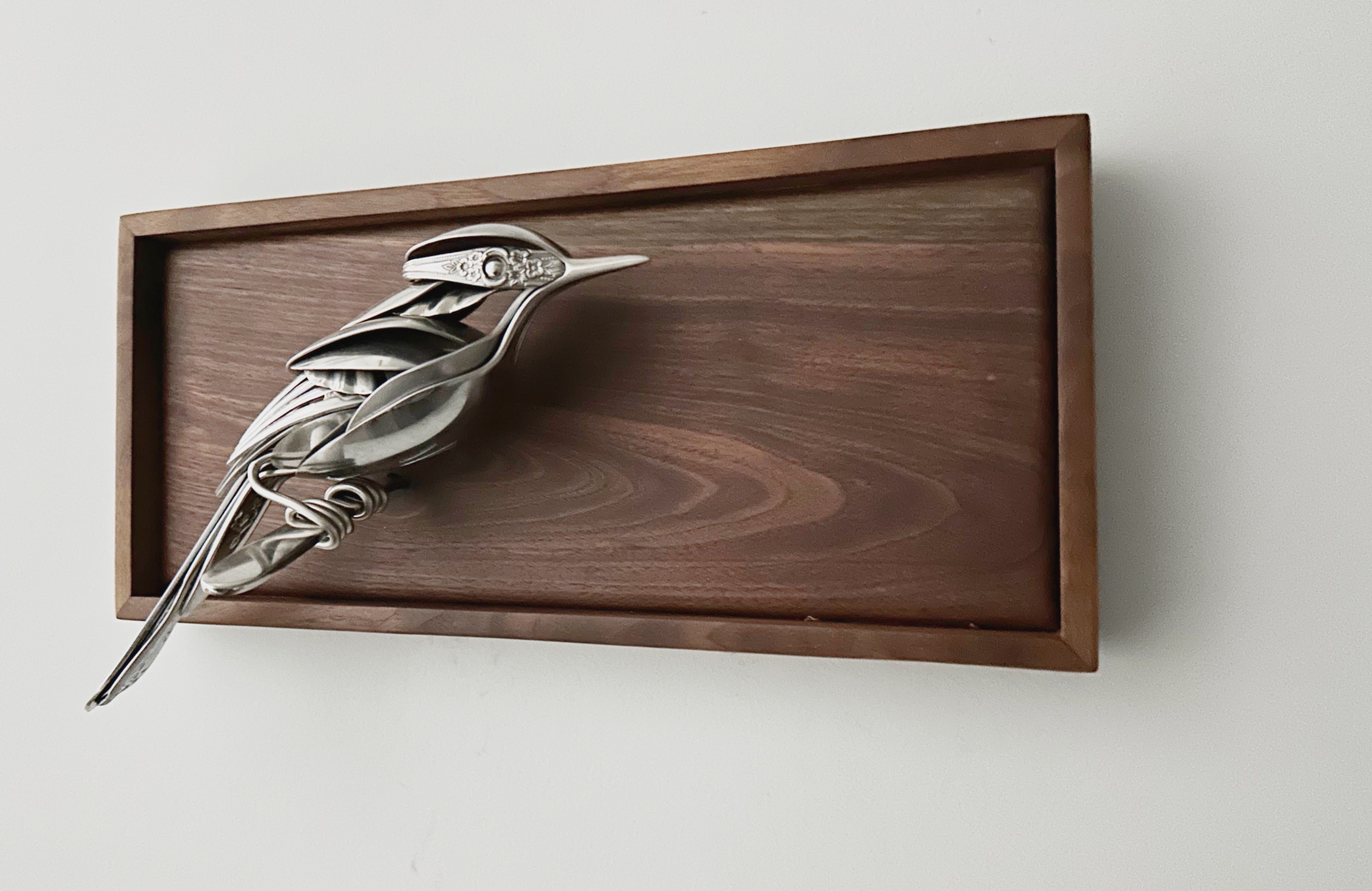 "Persephone" - Metal Bird Sculpture