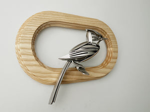 "Captain" - Metal Bird Sculpture