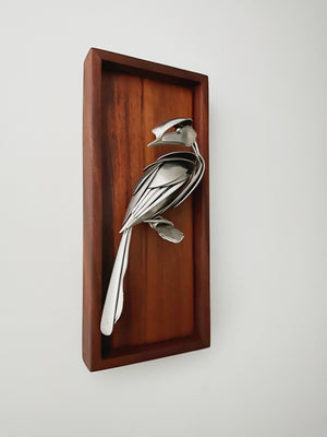 "Cicero" - Metal Bird Sculpture