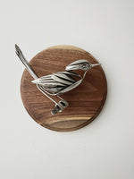 "Barbara" - Metal Bird Sculpture
