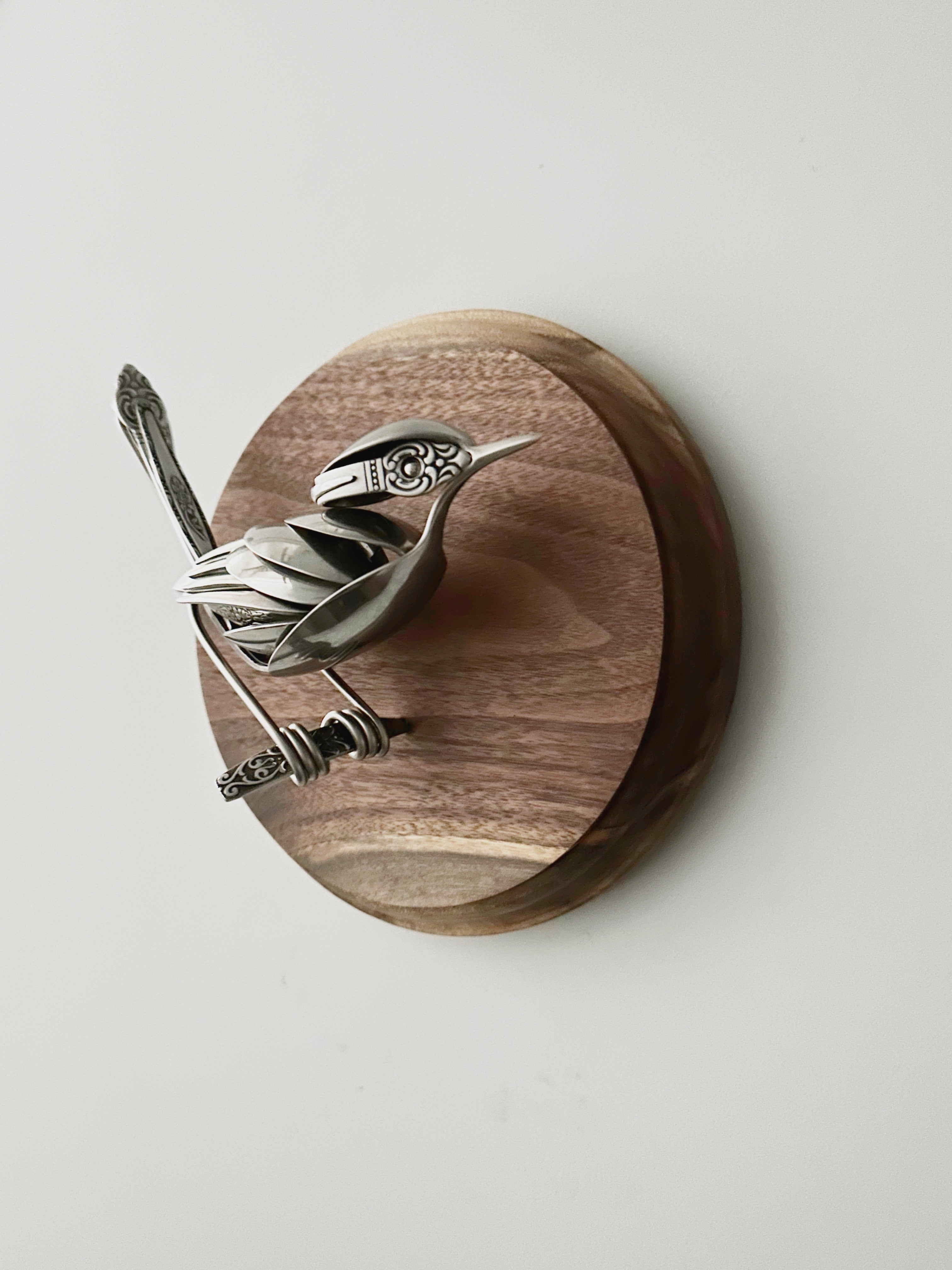"Barbara" - Metal Bird Sculpture