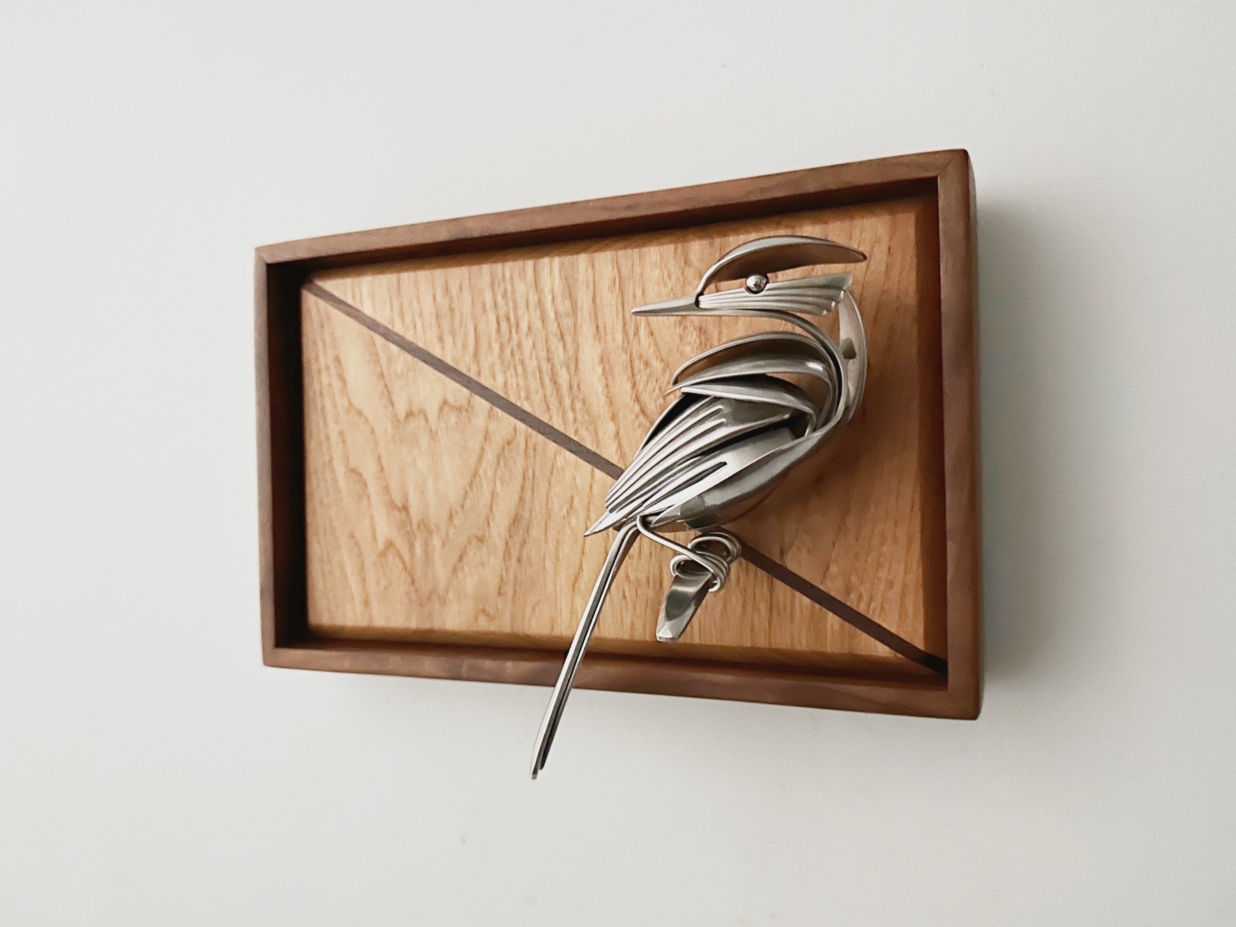 "Dean" - Metal Bird Sculpture