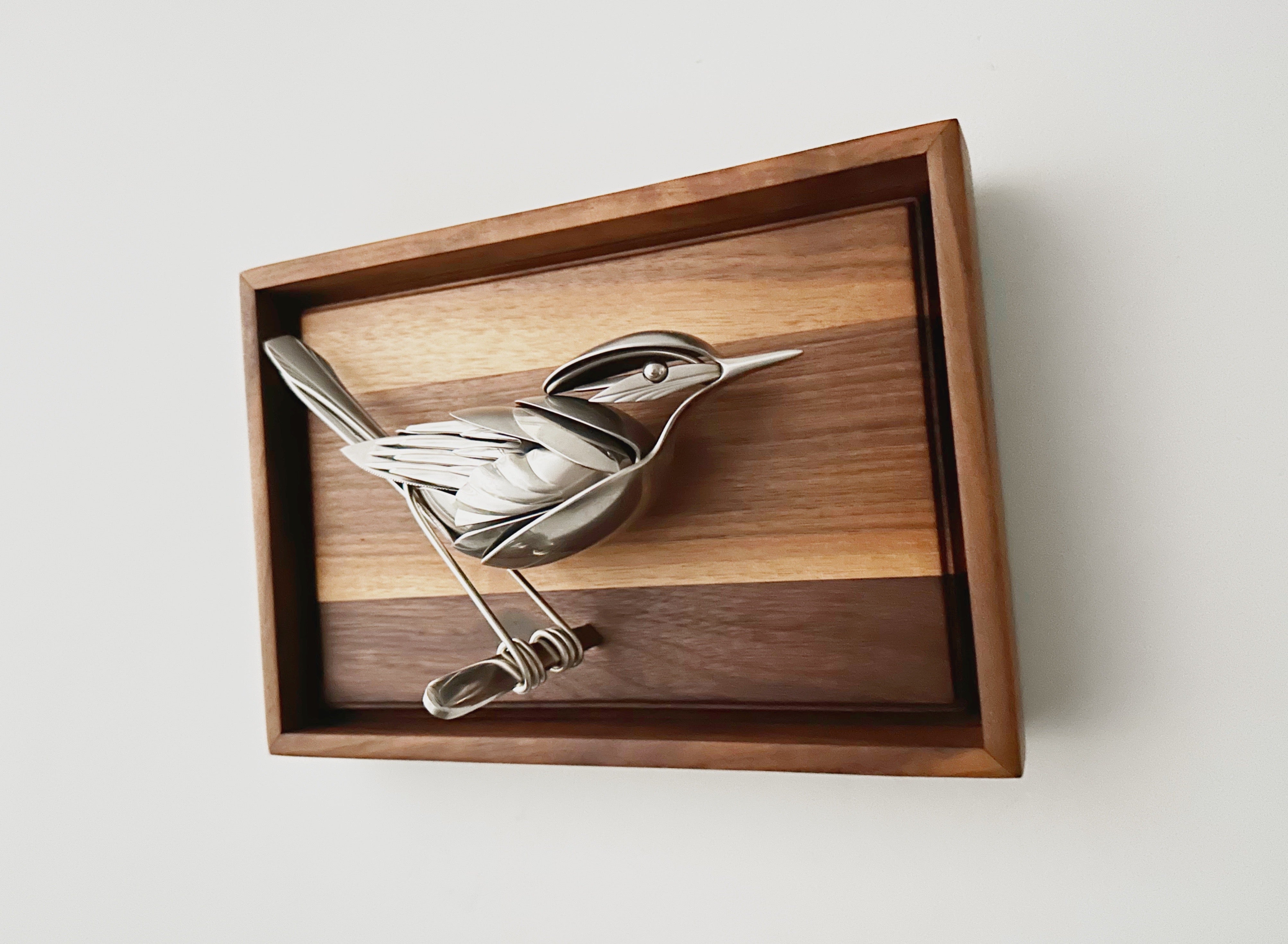 "Daniel" - Metal Bird Sculpture