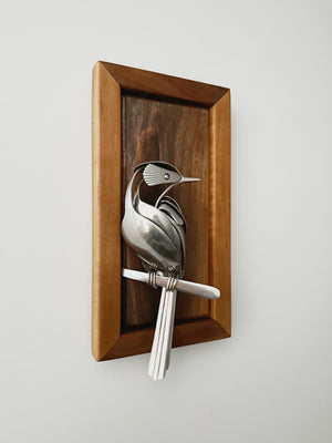 "Nolan" - Metal Bird Sculpture