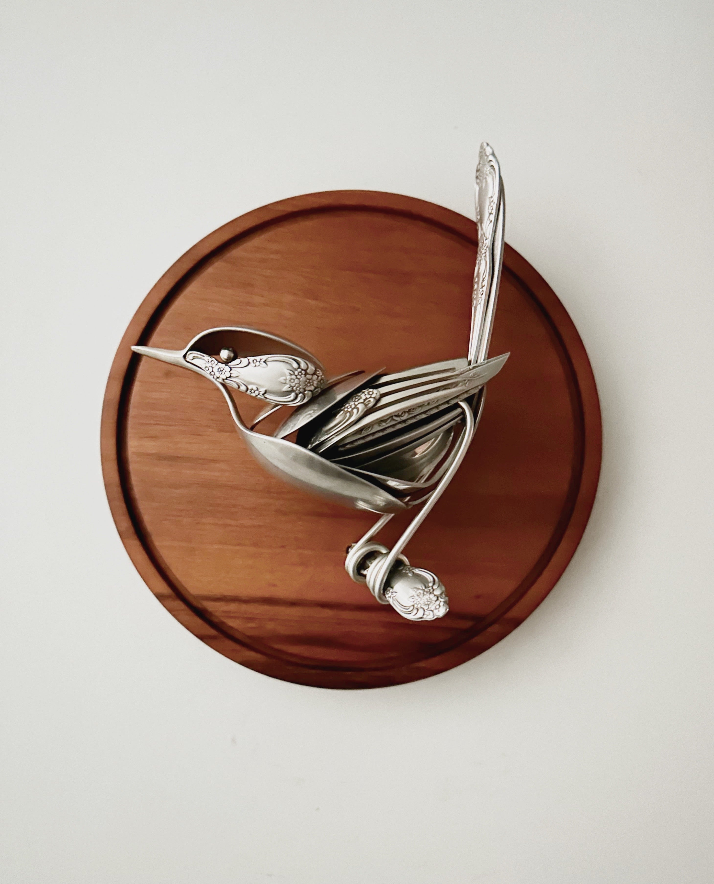 "Hattie" - Metal Bird Sculpture