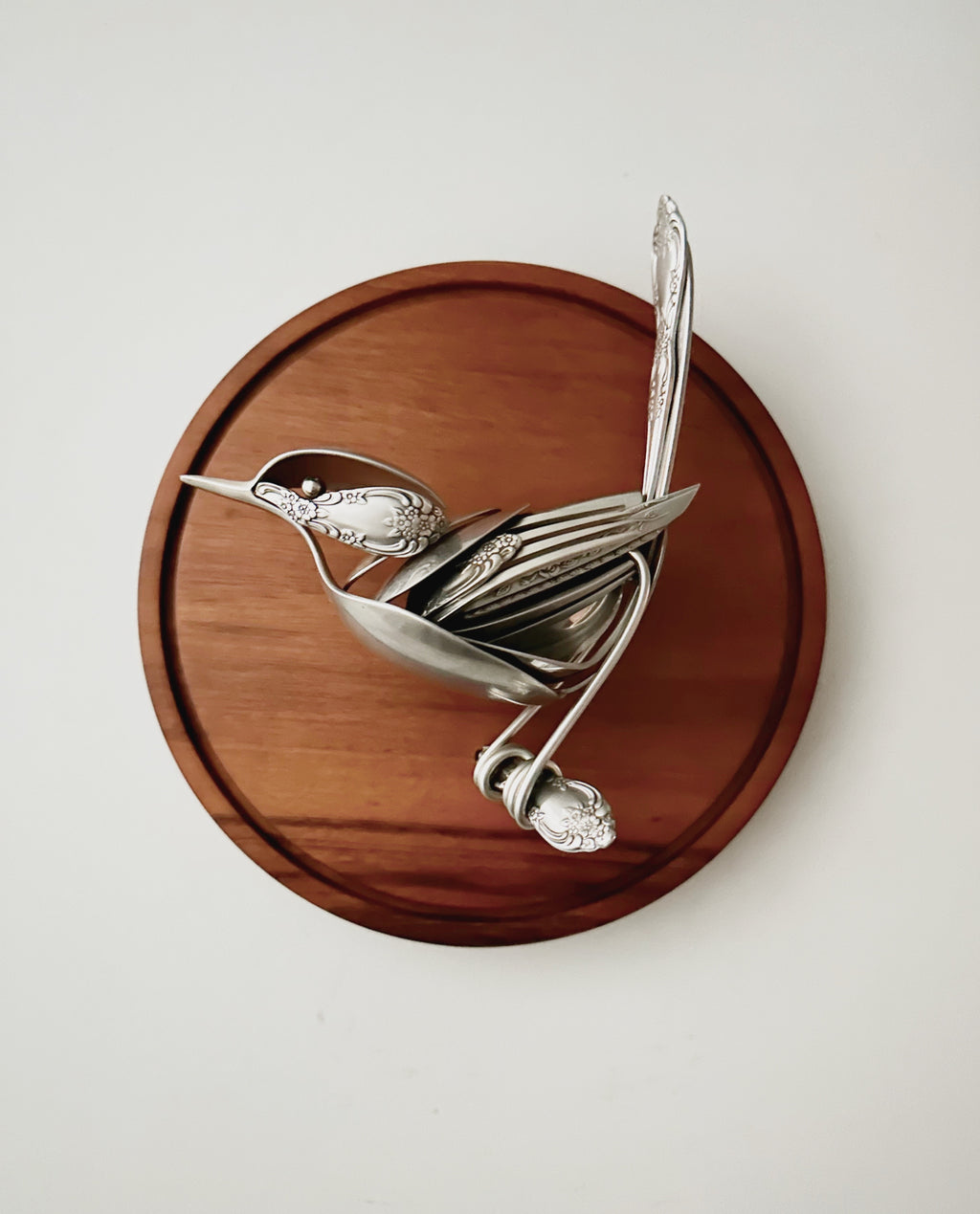 "Hattie" - Metal Bird Sculpture