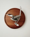"Hattie" - Metal Bird Sculpture