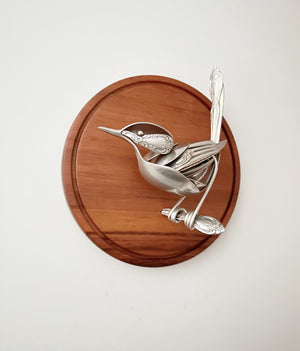 "Hattie" - Metal Bird Sculpture