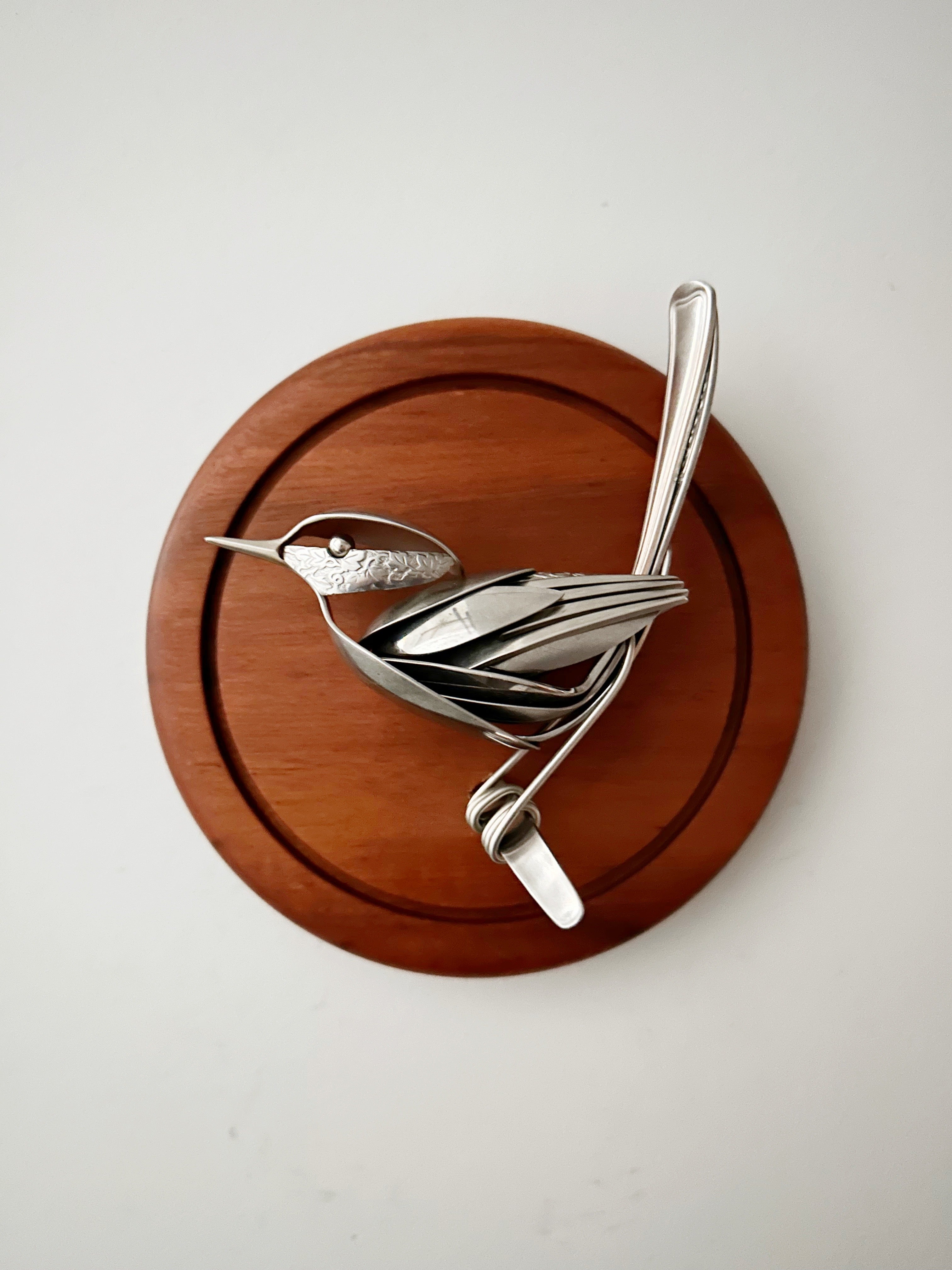 "Maple" - Metal Bird Sculpture