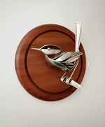 "Maple" - Metal Bird Sculpture