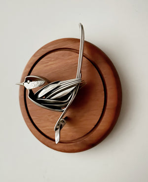 "Maple" - Metal Bird Sculpture