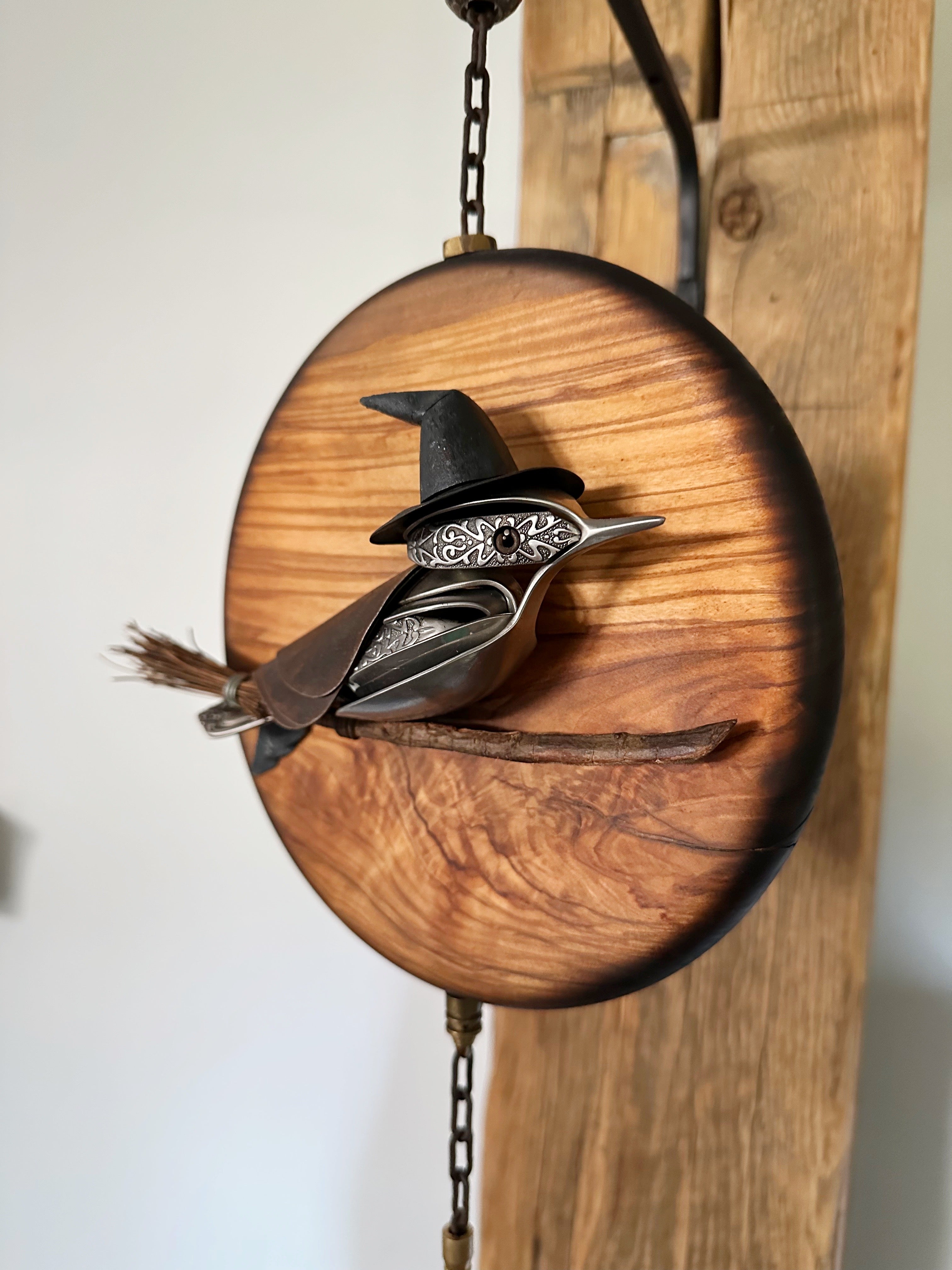 "Moon Witch" - Bird Sculpture