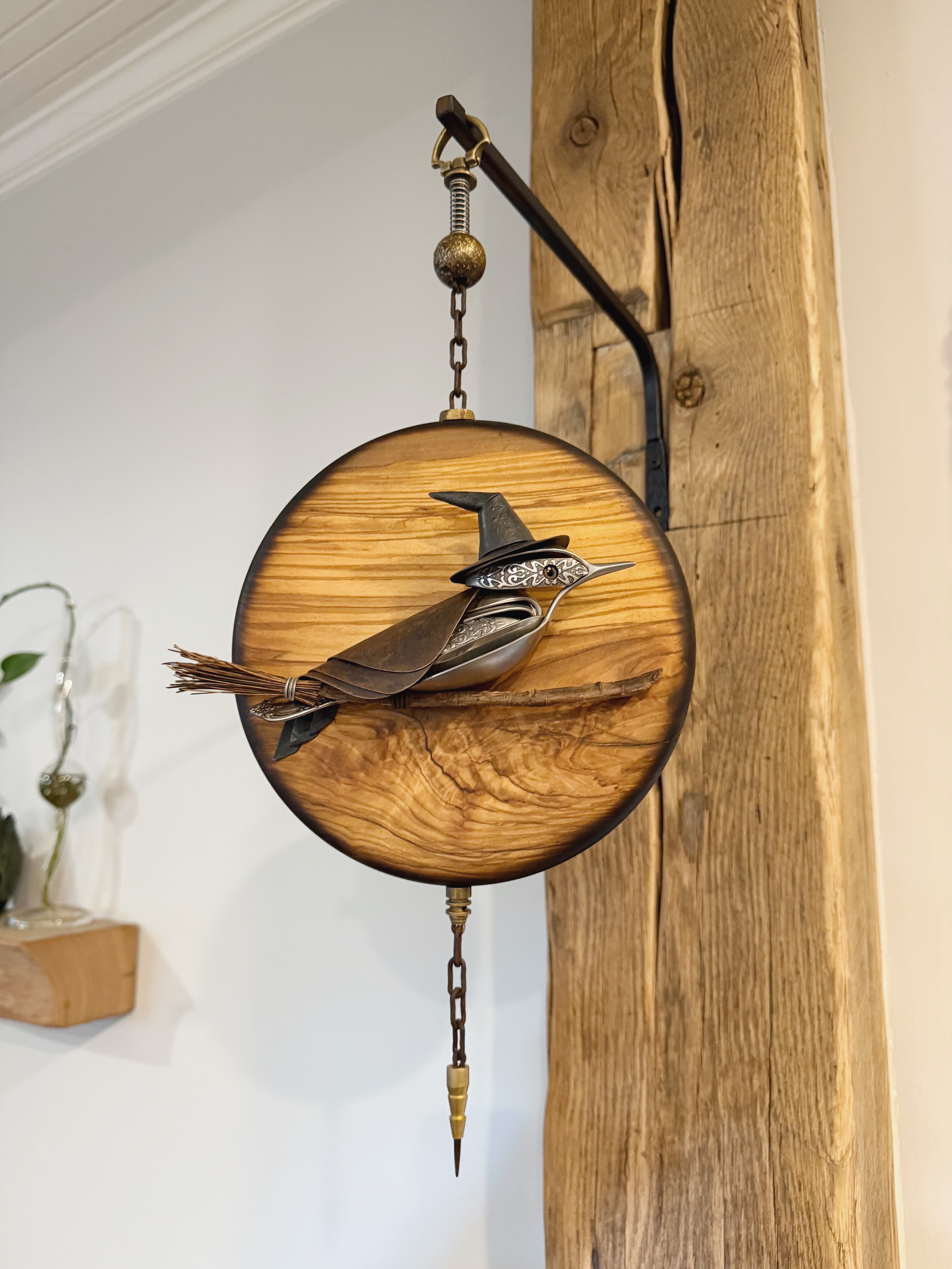 "Moon Witch" - Bird Sculpture