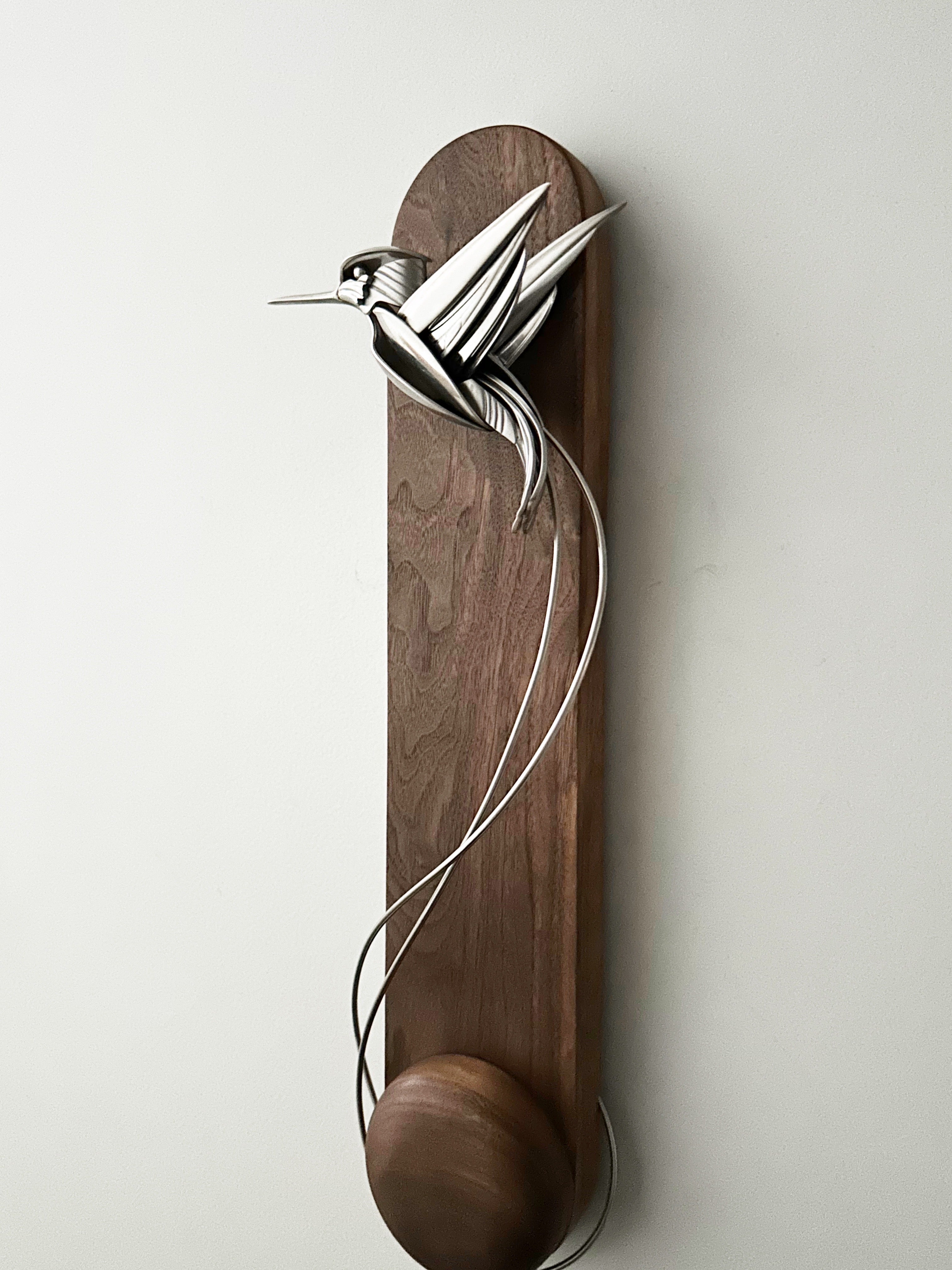 "Thomas" - Metal Hummingbird Sculpture