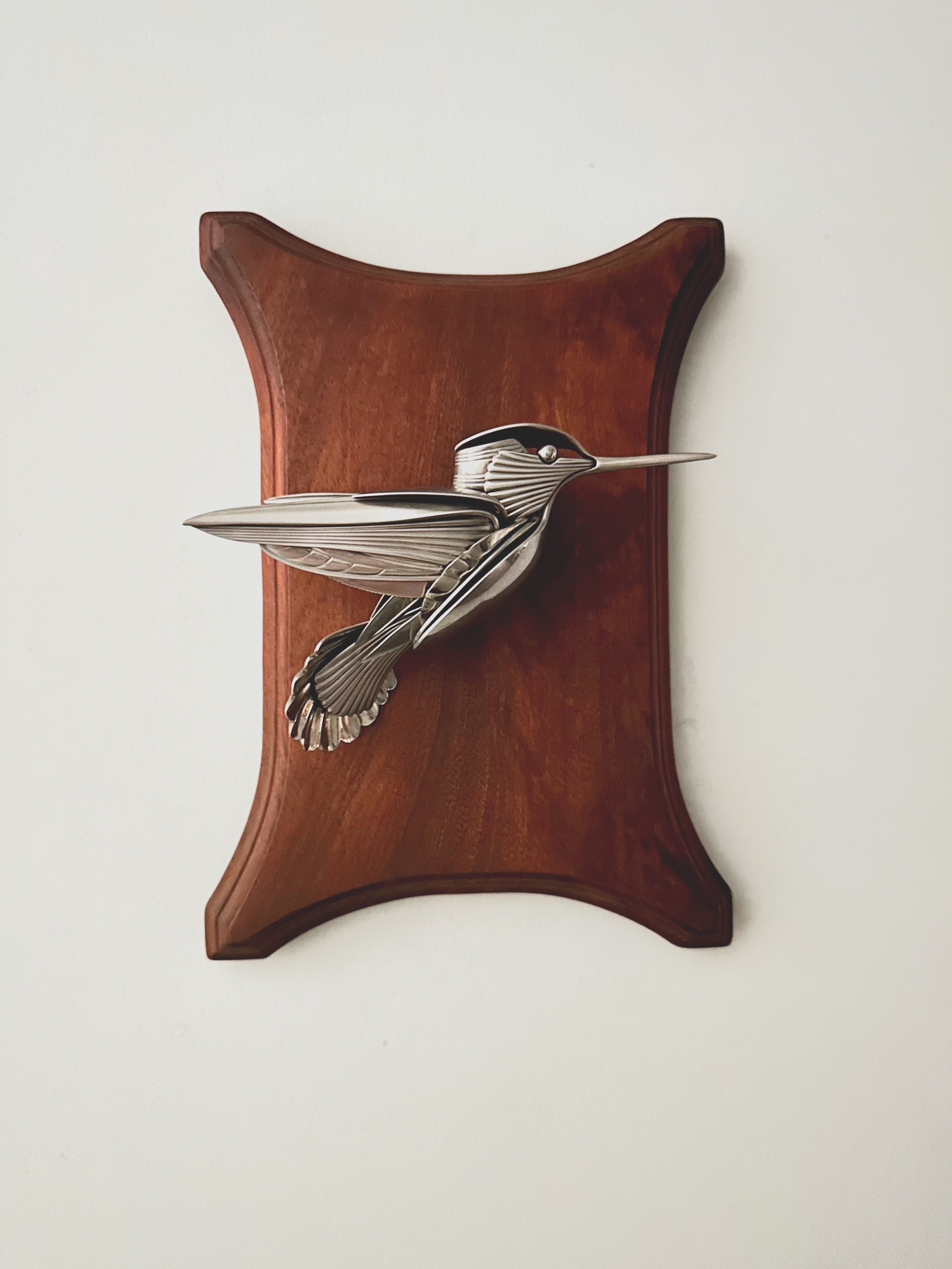 "Elijah" - Metal Hummingbird Sculpture