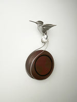 "Isabella" - Metal Hummingbird Sculpture