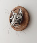 "Maestro" - Metal Cat Sculpture