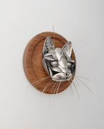 "Maestro" - Metal Cat Sculpture