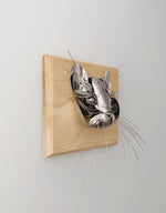 "Fritz" - Metal Cat Sculpture