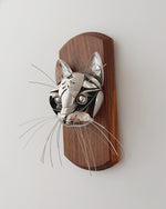 "Sheba" - Metal Cat Sculpture