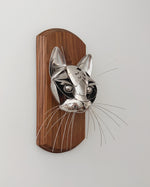 "Sheba" - Metal Cat Sculpture