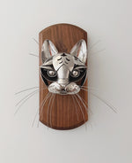 "Sheba" - Metal Cat Sculpture