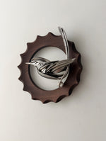 "Theodore" - Metal Bird Sculpture