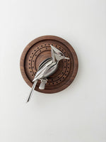 "Evander" - Metal Bird Sculpture