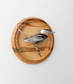 "Wyatt" - Metal Bird Sculpture