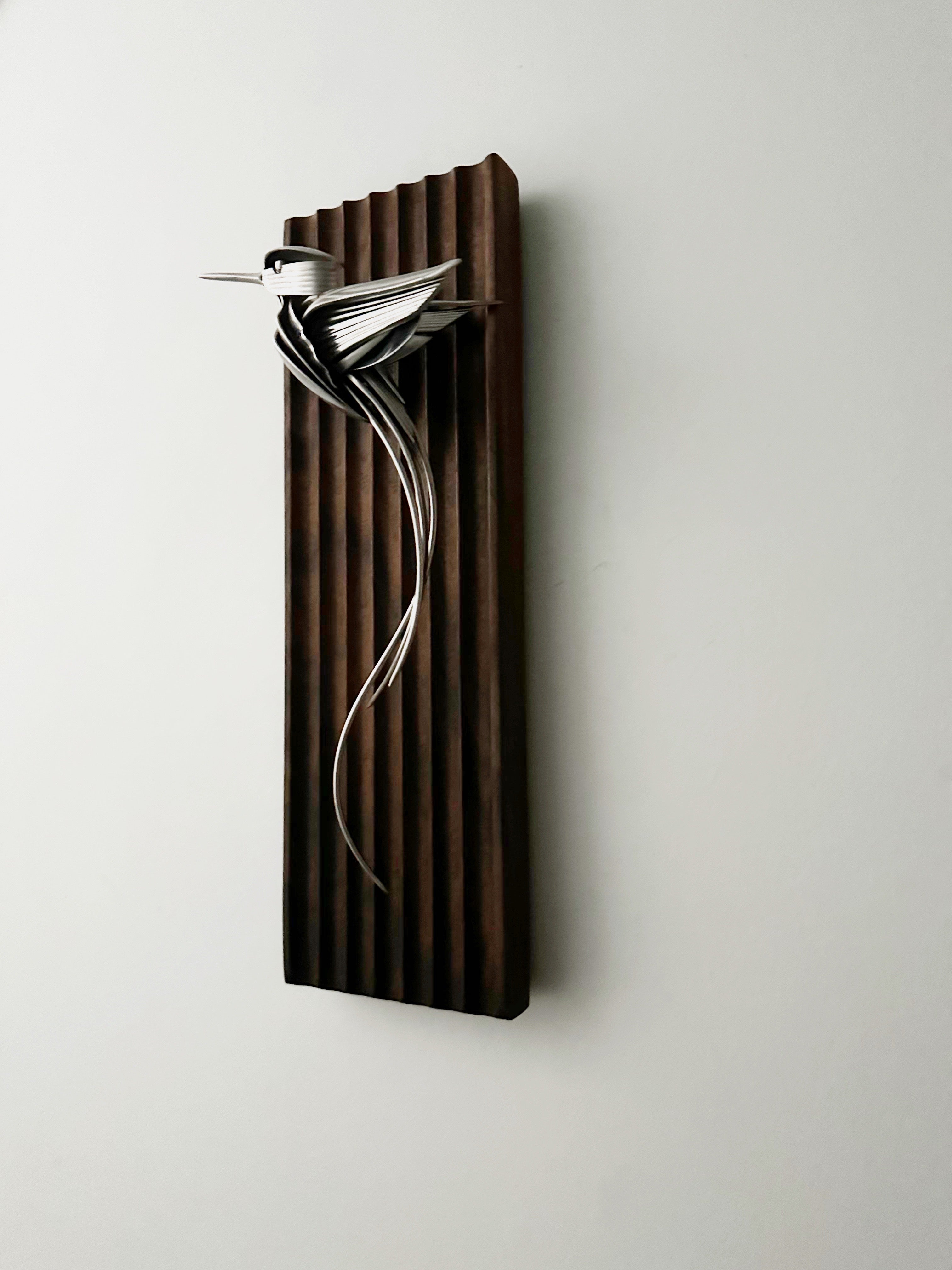 "Emmett" - Metal Hummingbird Sculpture