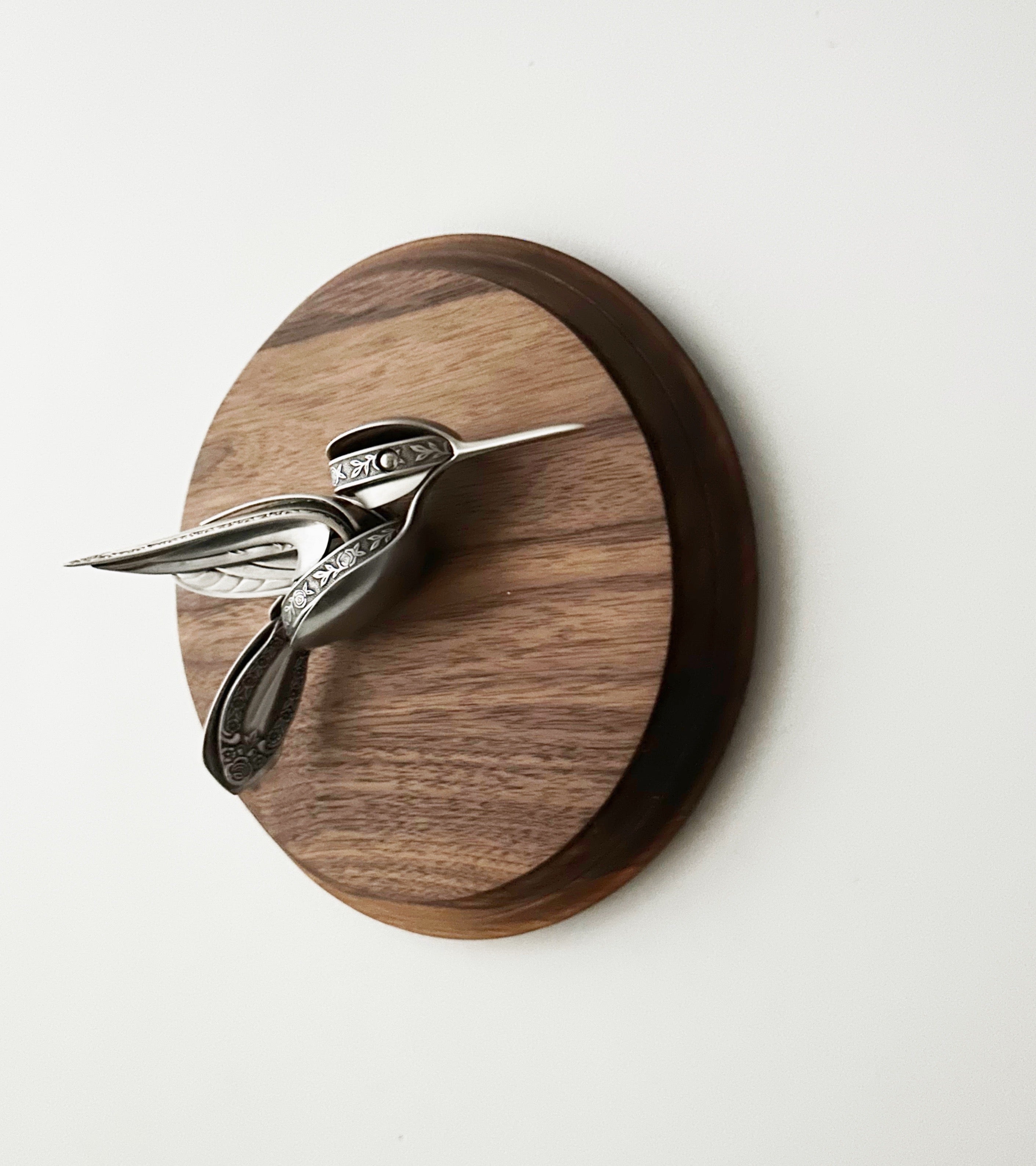 "Primrose"- Metal Hummingbird Sculpture