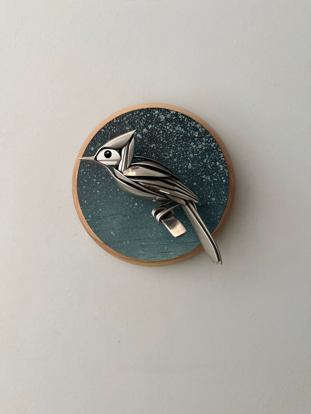 "Timmy" - Metal Bird Sculpture