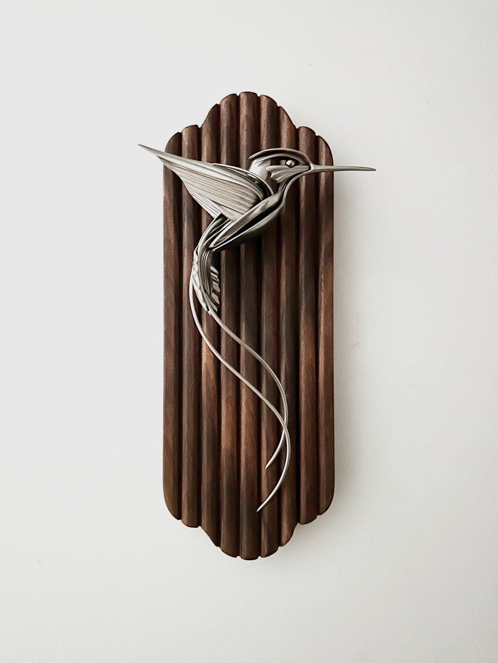 "Regis" - Metal Hummingbird Sculpture