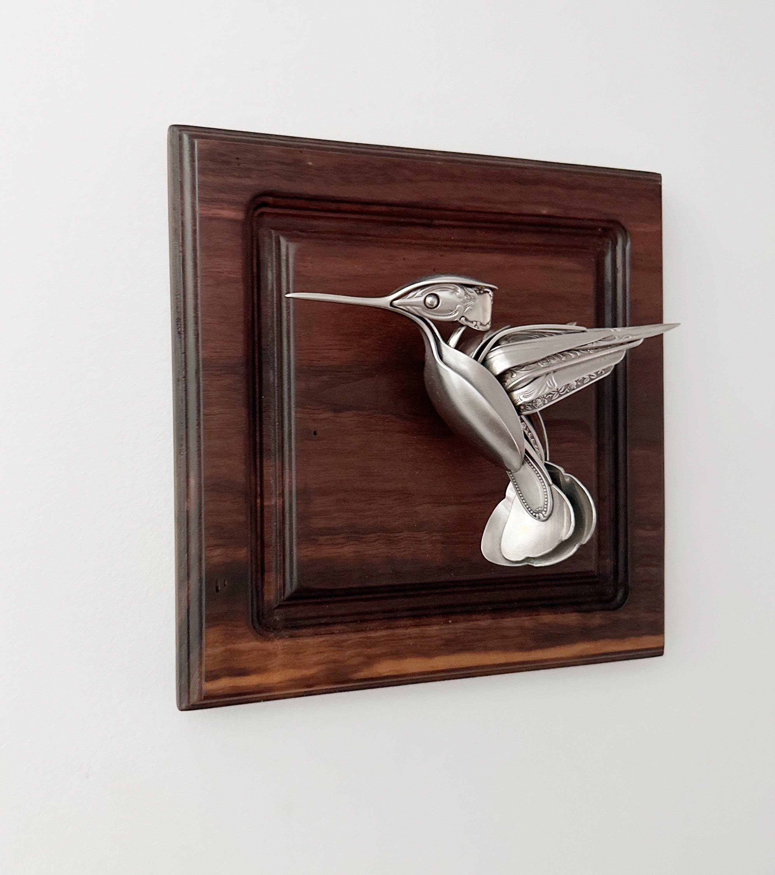 "Evander" - Metal Bird Sculpture