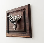 "Evander" - Metal Bird Sculpture