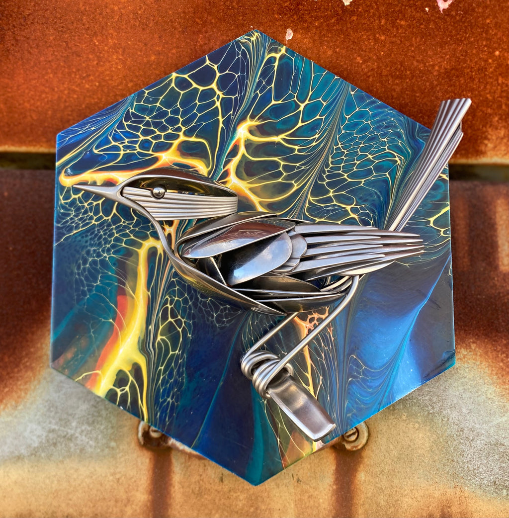 "Titan"- Metal Bird Sculpture