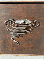 "Jeremiah" - Metal Frog Sculpture
