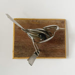 "Barley" - Metal Bird Sculpture