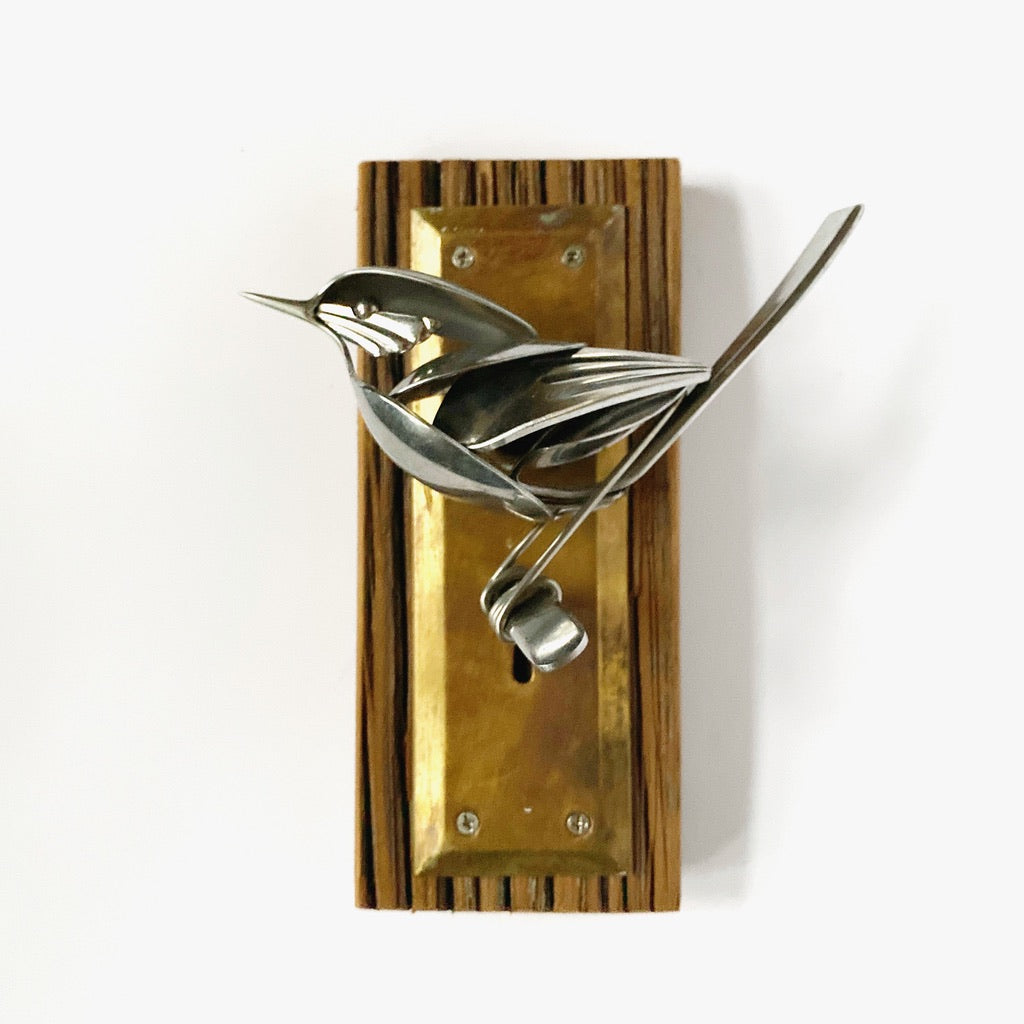 "Colin" - Metal Bird Sculpture