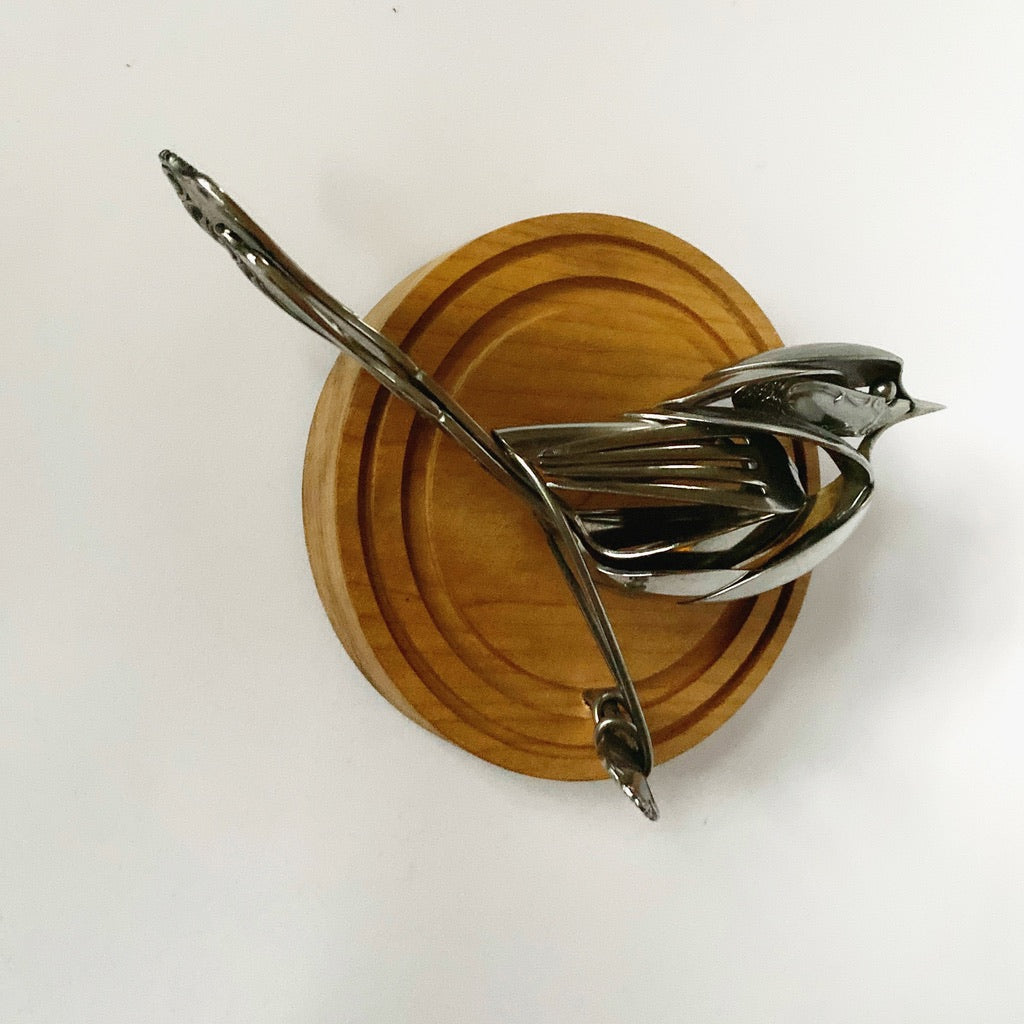 "Nina" - Metal Bird Sculpture
