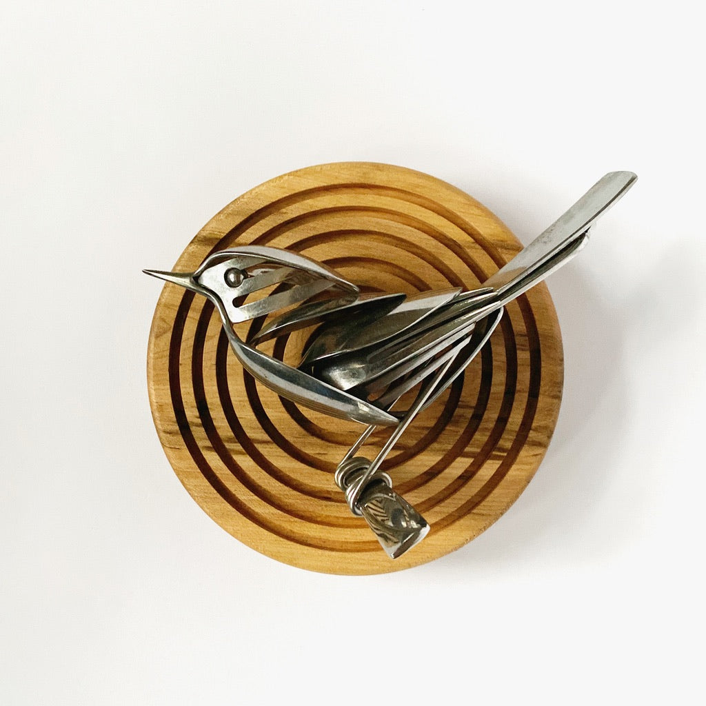 "Radius" - Metal Bird Sculpture