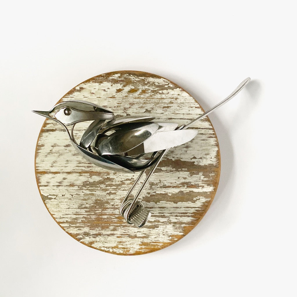 "Lawson" - Metal Bird Sculpture